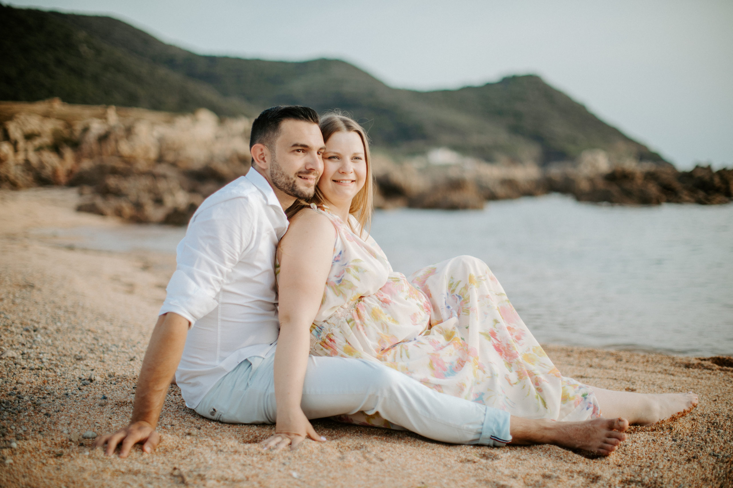 Photographe Maternité Plage Corse
