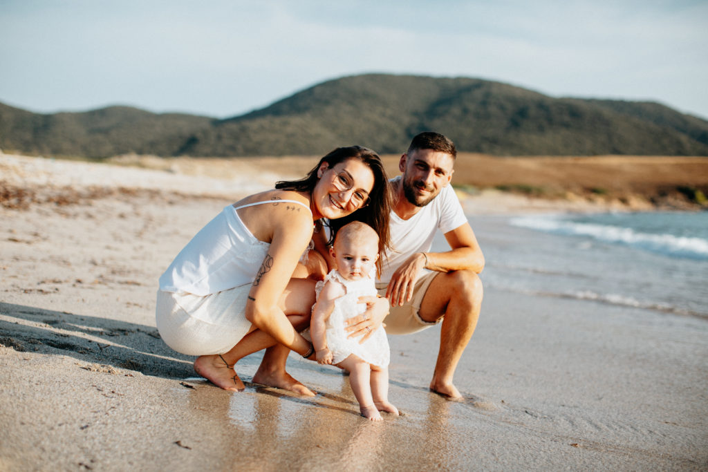 Photographie Famille Plage Ajaccio
